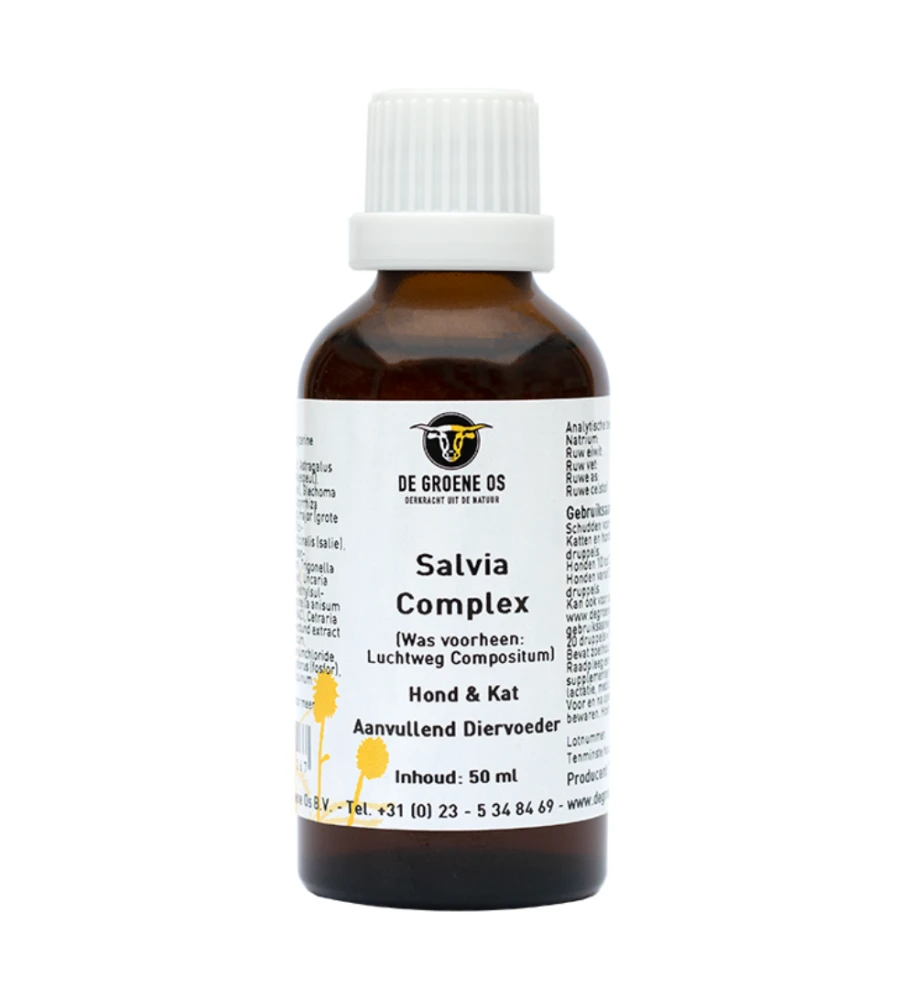 De Groene Os Salvia Complex Hond & Kat - 50 Ml
