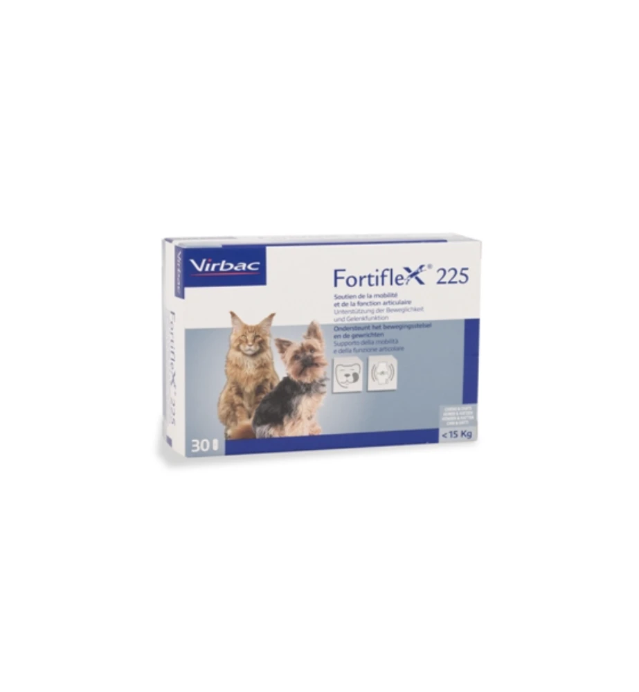 Virbac Fortiflex 225 (-15 Kg) - 30 Tabletten
