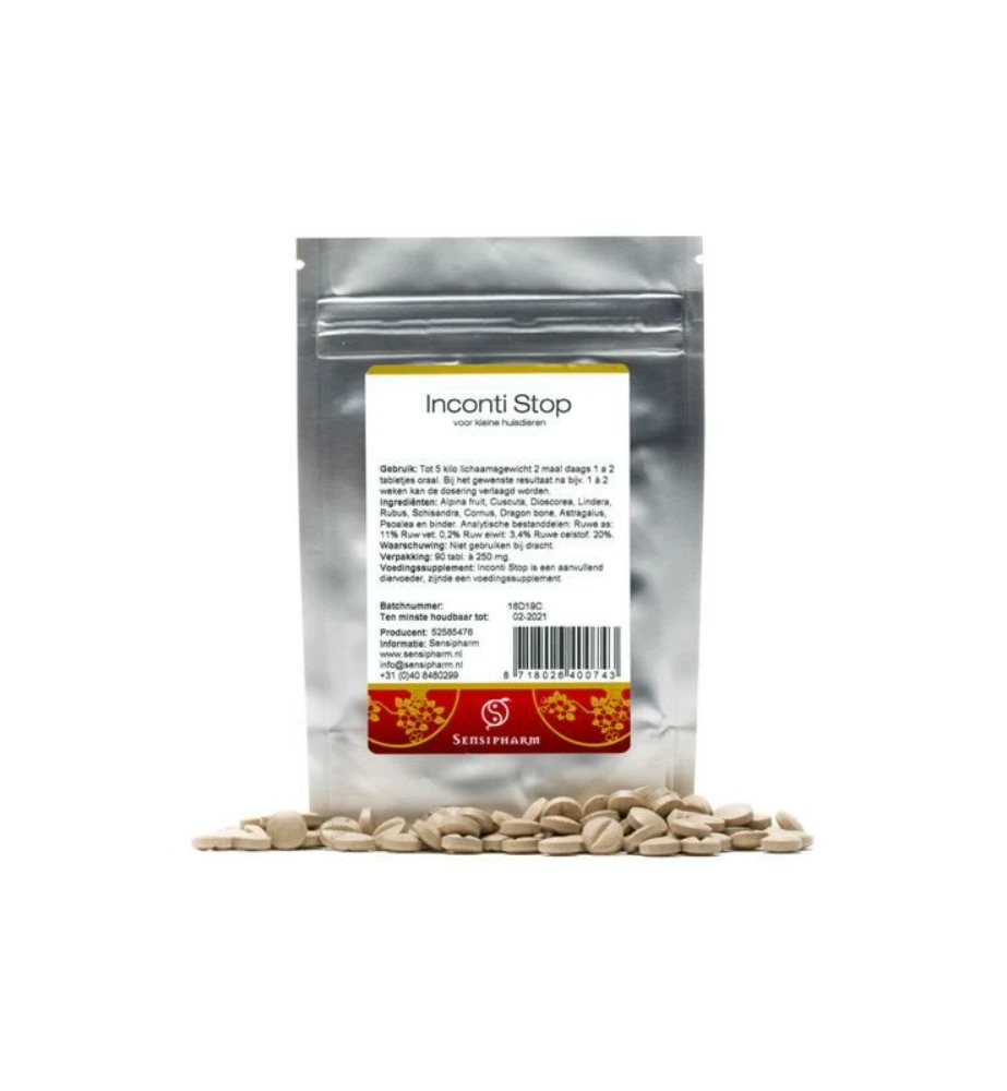 Sensipharm Inconti Stop 250 Mg (Kleine Huisdieren) - 90 Tabletten - Afbeelding 3