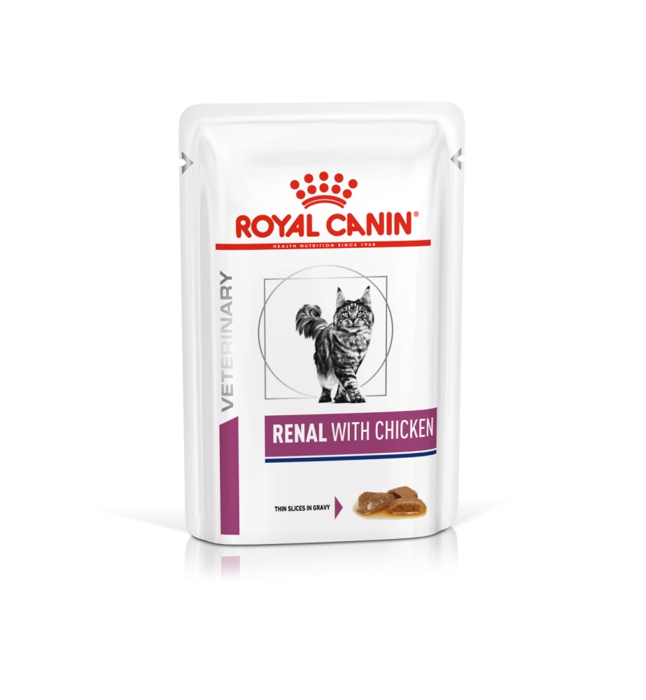 Royal Canin Renal Kip Portie (Morsels In Gravy) - 12 X 85 Gram